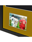 Vivarti DIY 3D Mounted + Double Aperture Sports Shirt Display Black Frame with Colour Mounts-44