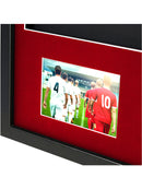 Vivarti DIY 3D Mounted + Double Aperture Sports Shirt Display Black Frame with Colour Mounts-35
