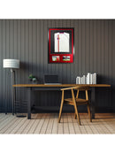 Vivarti DIY 3D Mounted + Double Aperture Sports Shirt Display Black Frame with Colour Mounts-33