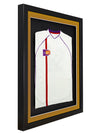 Vivarti DIY 3D Mounted Sports Shirt Display Black Frame with Colour Mounts