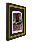 Vivarti DIY 3D Mounted Sports Shirt Display Black Frame with Colour Mounts-47