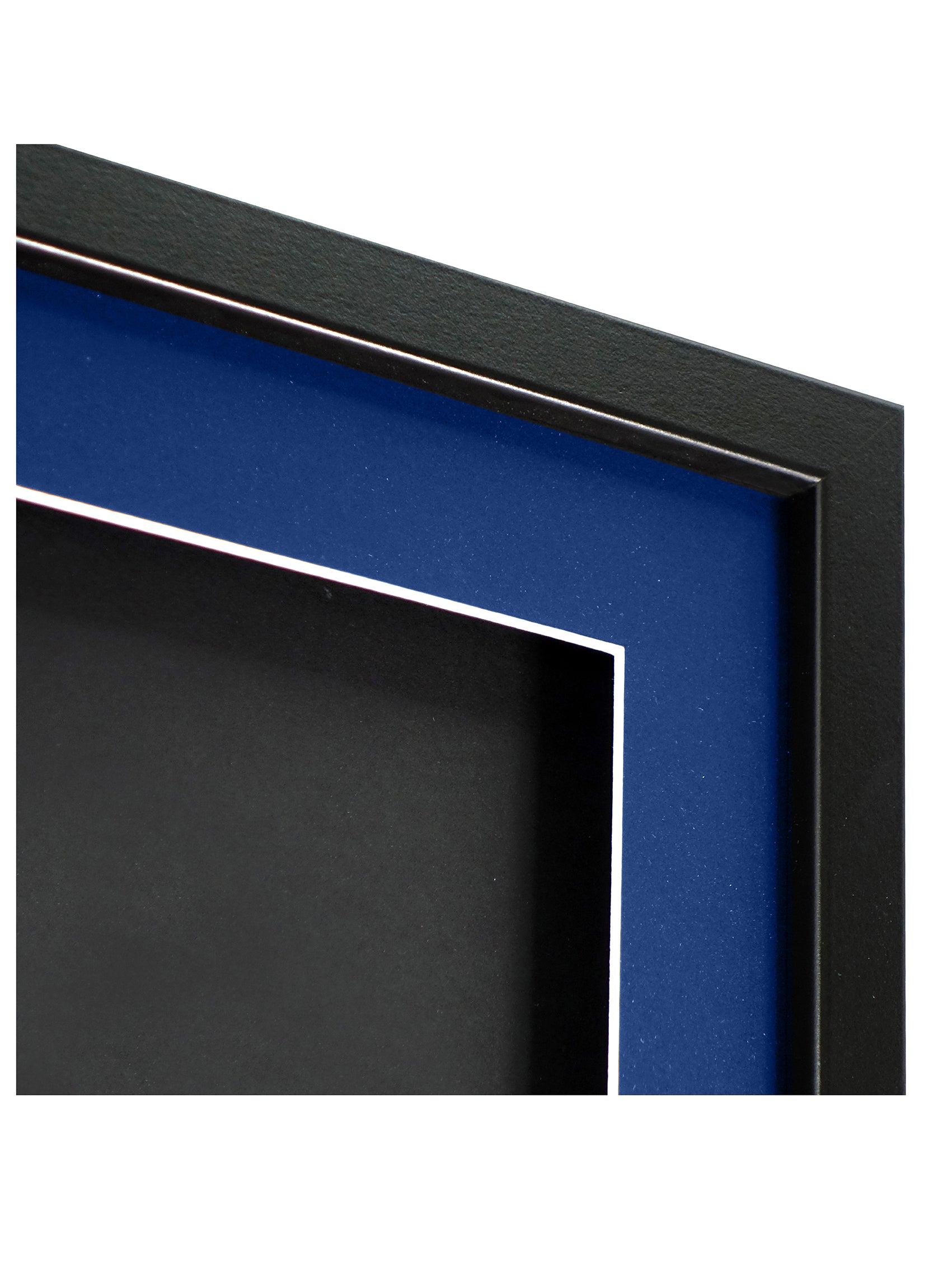 Vivarti DIY 3D Mounted Sports Shirt Display Black Frame with Colour Mounts