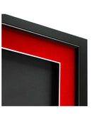 Vivarti DIY 3D Mounted Sports Shirt Display Black Frame with Colour Mounts-38