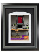 Vivarti DIY 3D Mounted Sports Shirt Display Black Frame with Colour Mounts-26