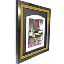 Vivarti DIY 3D Mounted Sports Shirt Display Gloss Black Frame with Colour Mounts-47