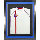 Vivarti DIY 3D Mounted Sports Shirt Display Gloss Black Frame with Colour Mounts-6