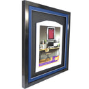 Vivarti DIY 3D Mounted Sports Shirt Display Gloss Black Frame with Colour Mounts-32
