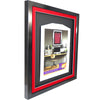 Vivarti DIY 3D Mounted Sports Shirt Display Gloss Black Frame with Colour Mounts