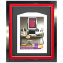 Vivarti DIY 3D Mounted Sports Shirt Display Gloss Black Frame with Colour Mounts-36