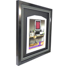 Vivarti DIY 3D Mounted Sports Shirt Display Gloss Black Frame with Colour Mounts-27