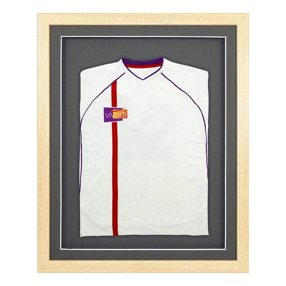 Vivarti DIY Sports Shirt Display 3D Oak Frame