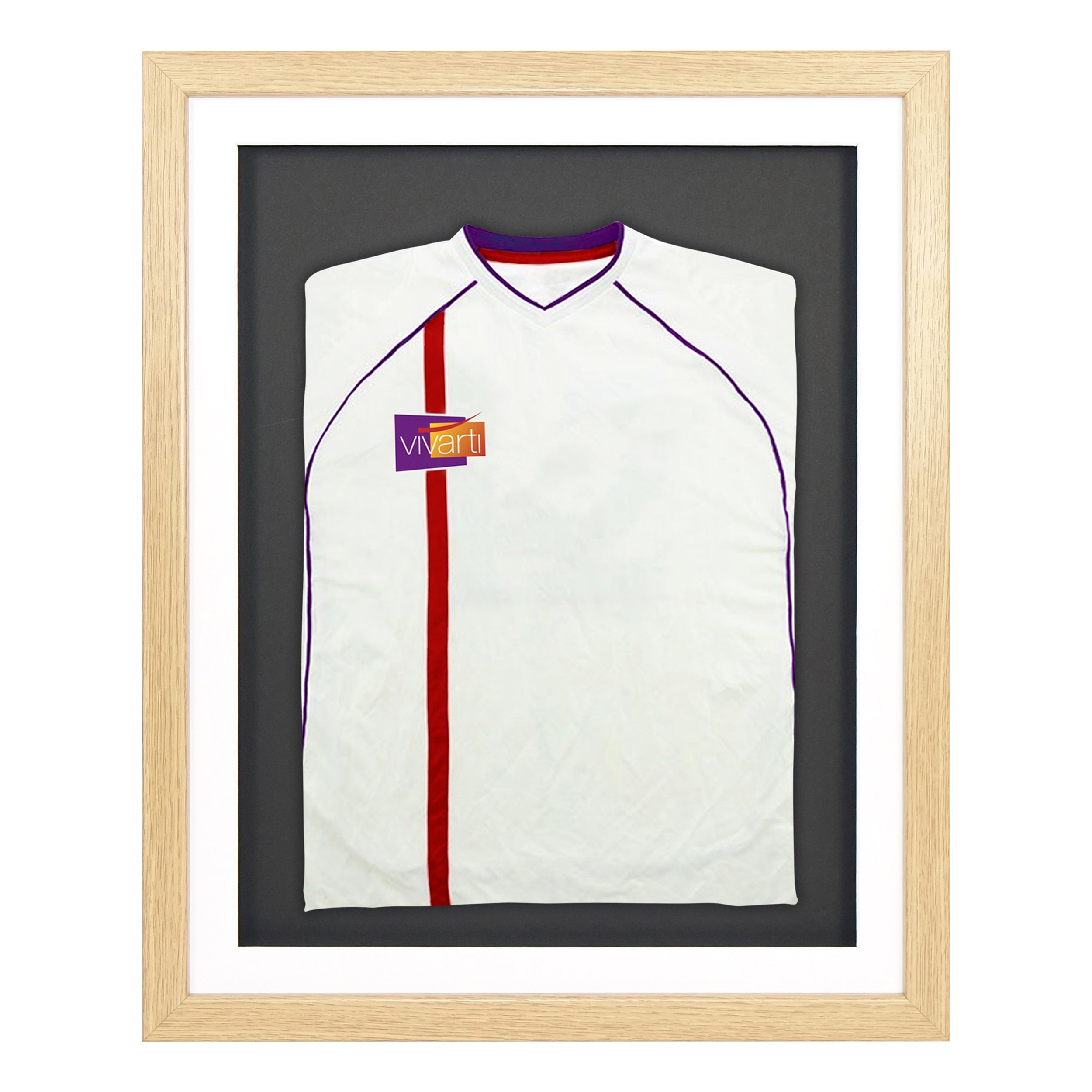 Vivarti DIY Sports Shirt Display 3D Oak Frame