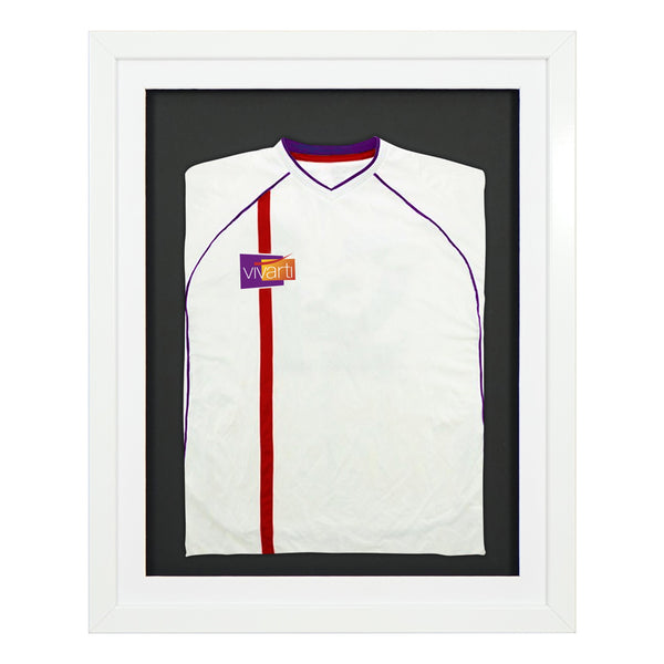 Vivarti DIY Sports Shirt Display 3D Gloss White Frame