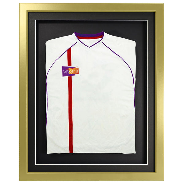 Vivarti DIY 3D Mounted Sports Shirt Display Gold Frame