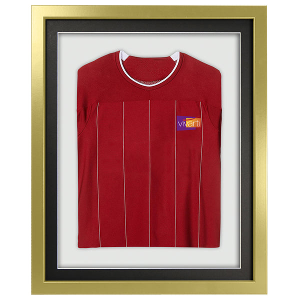 Vivarti DIY 3D Mounted Sports Shirt Display Gold Frame