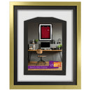 Vivarti DIY 3D Mounted Sports Shirt Display Gold Frame-38