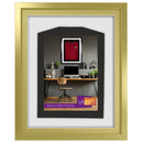 Vivarti DIY 3D Mounted Sports Shirt Display Gold  Frame with Colour Mounts-92