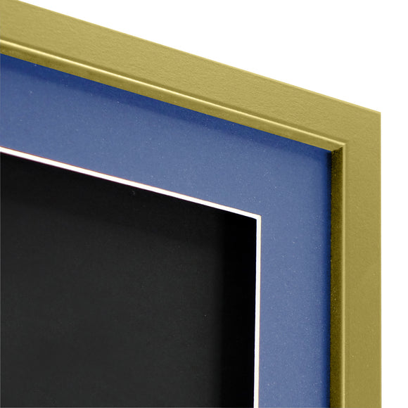 Vivarti DIY 3D Mounted Sports Shirt Display Gold  Frame with Colour Mounts