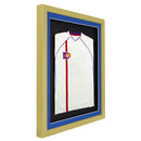 Vivarti DIY 3D Mounted Sports Shirt Display Gold  Frame with Colour Mounts-45