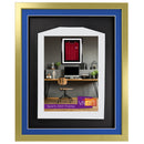 Vivarti DIY 3D Mounted Sports Shirt Display Gold  Frame with Colour Mounts-93