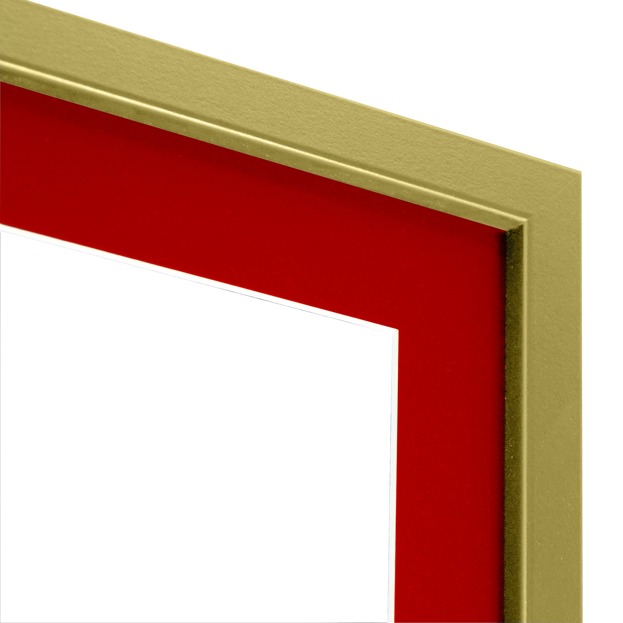 Vivarti DIY 3D Mounted Sports Shirt Display Gold  Frame with Colour Mounts