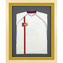 Vivarti DIY 3D Mounted Sports Shirt Display Oak Frame with Colour Mounts-5