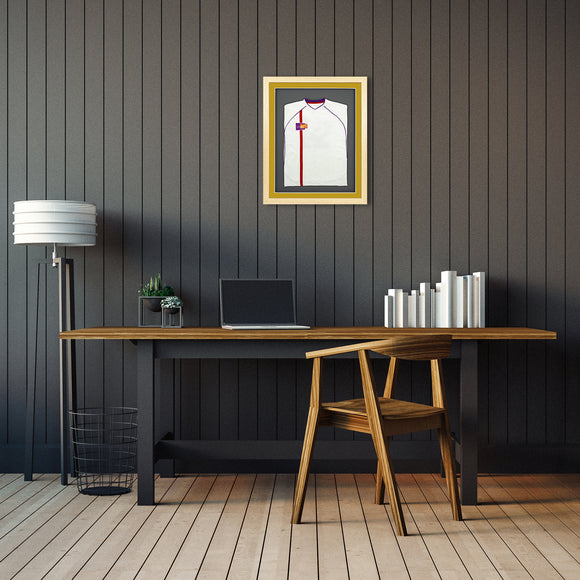 Vivarti DIY 3D Mounted Sports Shirt Display Oak Frame with Colour Mounts