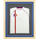 Vivarti DIY 3D Mounted Sports Shirt Display Oak Frame with Colour Mounts-7