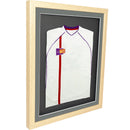 Vivarti DIY 3D Mounted Sports Shirt Display Oak Frame with Colour Mounts-18