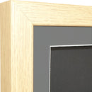 Vivarti DIY 3D Mounted Sports Shirt Display Oak Frame with Colour Mounts-22