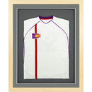 Vivarti DIY 3D Mounted Sports Shirt Display Oak Frame with Colour Mounts-6