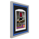 Vivarti DIY 3D Mounted Sports Shirt Display Silver  Frame with Colour Mounts-100