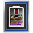 Vivarti DIY 3D Mounted Sports Shirt Display Silver  Frame with Colour Mounts-76