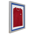 Vivarti DIY 3D Mounted Sports Shirt Display Silver  Frame with Colour Mounts-29