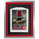 Vivarti DIY 3D Mounted Sports Shirt Display Silver  Frame with Colour Mounts-78