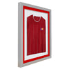 Vivarti DIY 3D Mounted Sports Shirt Display Silver  Frame with Colour Mounts