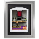 Vivarti DIY 3D Mounted Sports Shirt Display Silver  Frame with Colour Mounts-72