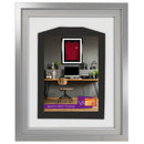 Vivarti DIY 3D Mounted Sports Shirt Display Silver  Frame with Colour Mounts-73