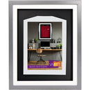 Vivarti DIY 3D Mounted Sports Shirt Display Silver Frame-47