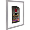 Vivarti DIY 3D Mounted Sports Shirt Display Silver Frame