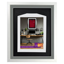 Vivarti DIY 3D Mounted Sports Shirt Display White  Frame with Colour Mounts-26