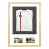 Vivarti DIY Sports Shirt Display 3D + Double Aperture Oak Frame