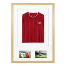 Vivarti DIY Sports Shirt Display 3D + Double Aperture Oak Frame-3