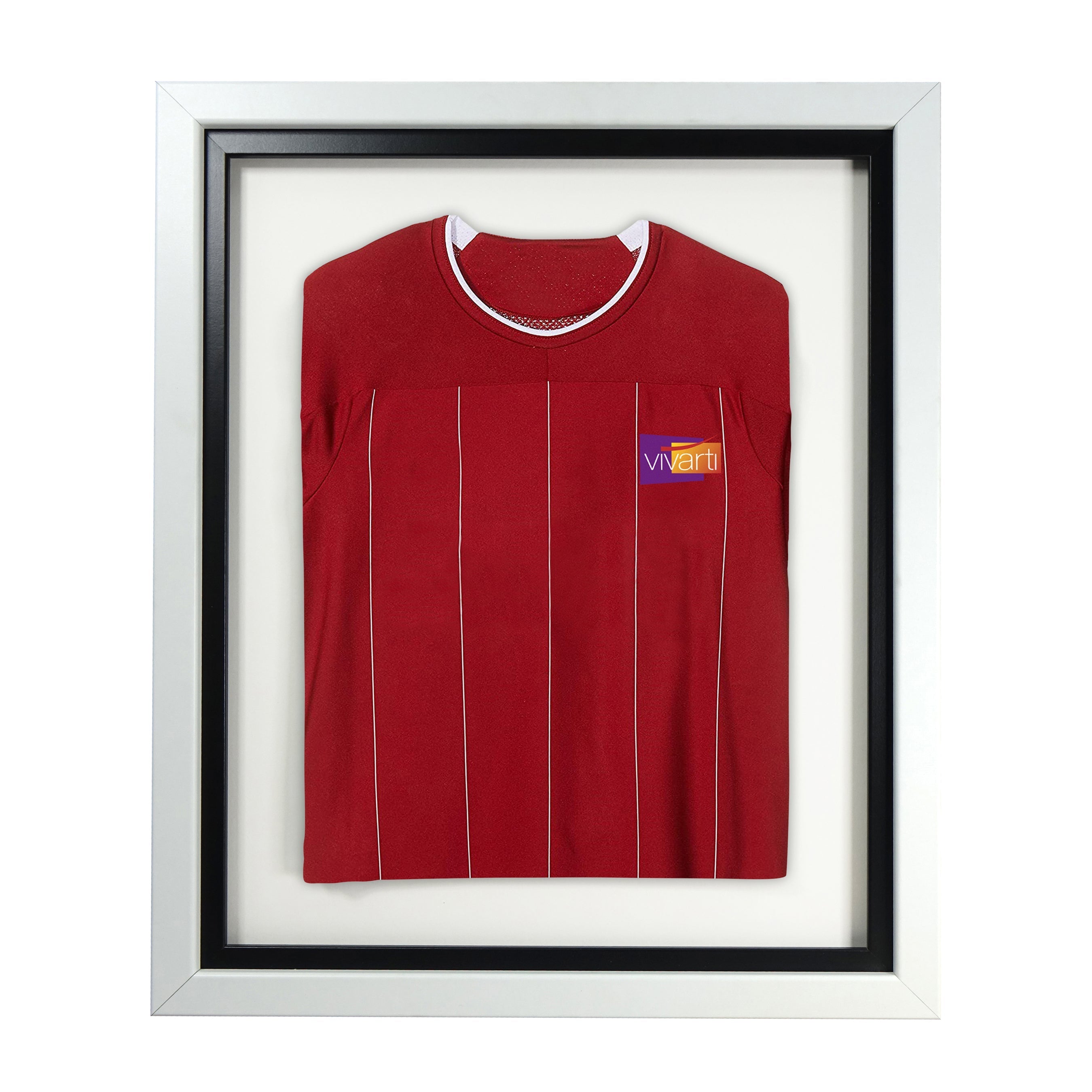 Vivarti DIY Sports Shirt Display Standard White Frame