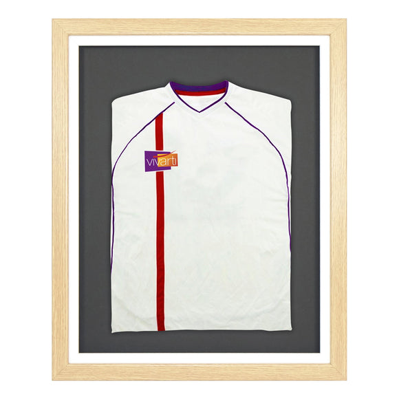 Vivarti DIY Sports Shirt Display Standard Oak Frame
