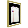 Vivarti DIY Sports Shirt Display Standard Gold Frame