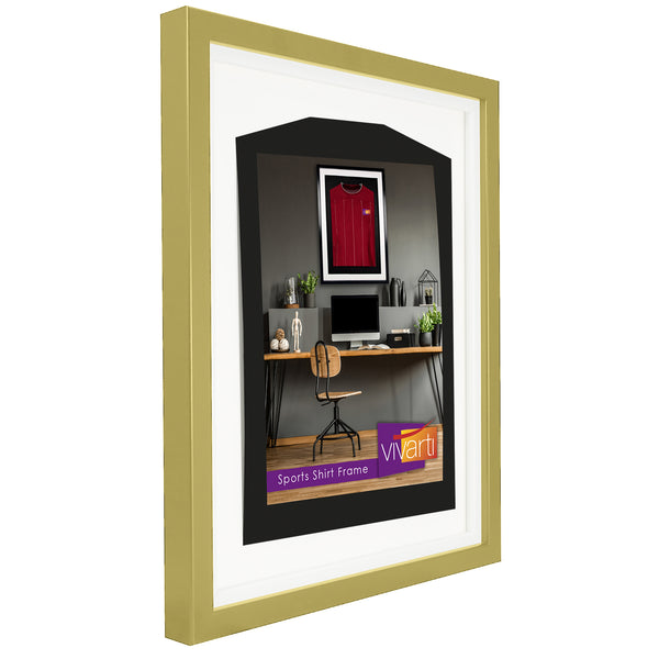 Vivarti DIY Sports Shirt Display Standard Gold Frame