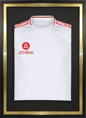 Athena Premium Wood DIY Sports Shirt Display Standard Black Frame - 0