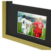 Vivarti DIY 3D Mounted + Double Aperture Sports Shirt Display Gold Frame