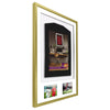 Vivarti DIY 3D Mounted + Double Aperture Sports Shirt Display Gold Frame